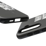 Phone Case — 'Why Not Me?' Bold Text Black Tough Protective Cover