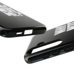 Phone Case — 'Why Not Me?' Bold Text Black Tough Protective Cover