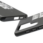 Phone Case — 'Why Not Me?' Bold Text Black Tough Protective Cover