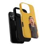 Yellow Shocked Character Phone Case — Quirky Cartoon Protective Cover