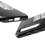 Phone Case — 'Why Not Me?' Bold Text Black Tough Protective Cover