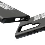 Phone Case — 'Why Not Me?' Bold Text Black Tough Protective Cover