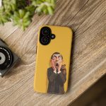 Yellow Shocked Character Phone Case — Quirky Cartoon Protective Cover