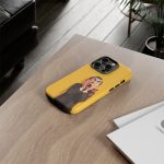Yellow Shocked Character Phone Case — Quirky Cartoon Protective Cover
