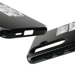 Phone Case — 'Why Not Me?' Bold Text Black Tough Protective Cover