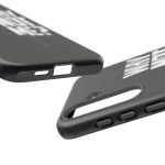 Phone Case — 'Why Not Me?' Bold Text Black Tough Protective Cover