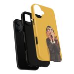 Yellow Shocked Character Phone Case — Quirky Cartoon Protective Cover