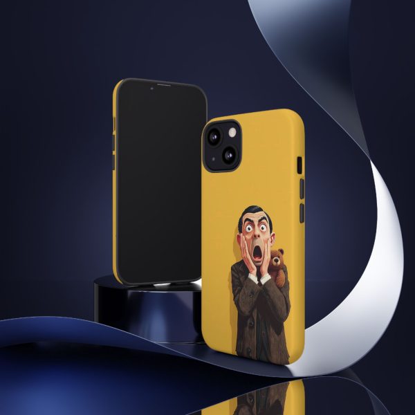 Yellow Shocked Character Phone Case — Quirky Cartoon Protective Cover