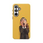 Yellow Shocked Character Phone Case — Quirky Cartoon Protective Cover